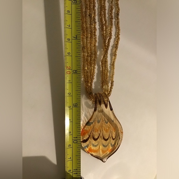 MURANO GLASS PENDANT NECKLACE - Picture 8 of 8